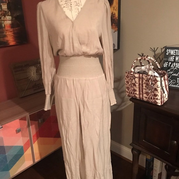 ♥️1 left♥️ Anthropologie Stacy wide leg jumpsuit - Picture 5 of 6